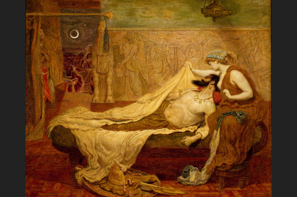 Мэдокс Браун Форд. «Сон Сарданапала», 1871.