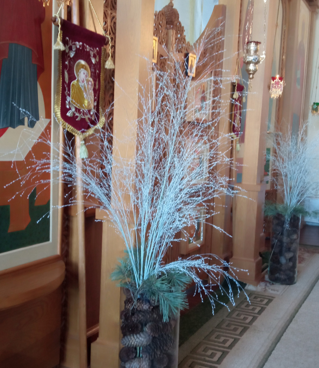 2. Композиция с просом прутьевидным