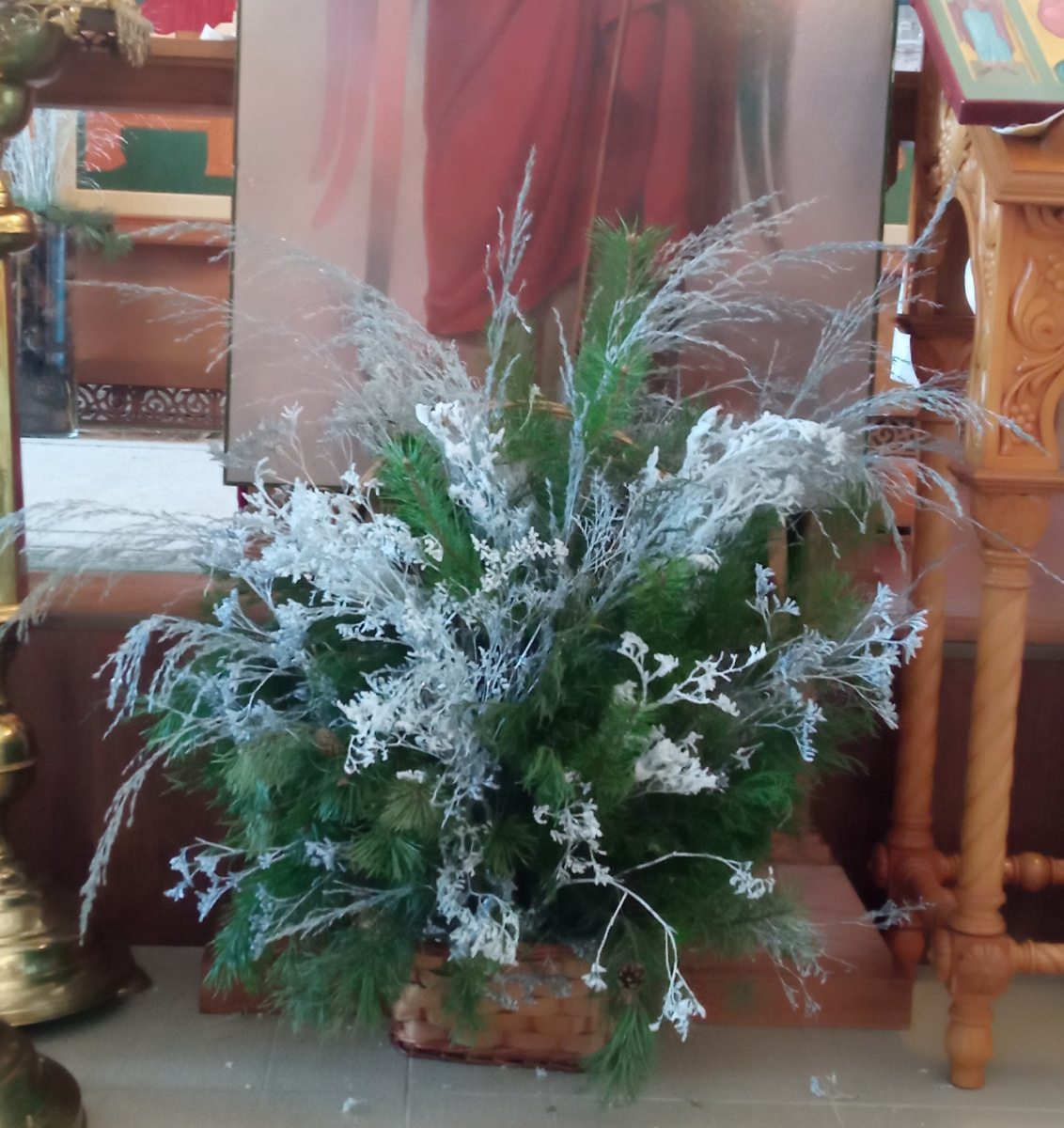 1. Композиция с молинией. 2 фото, листайте