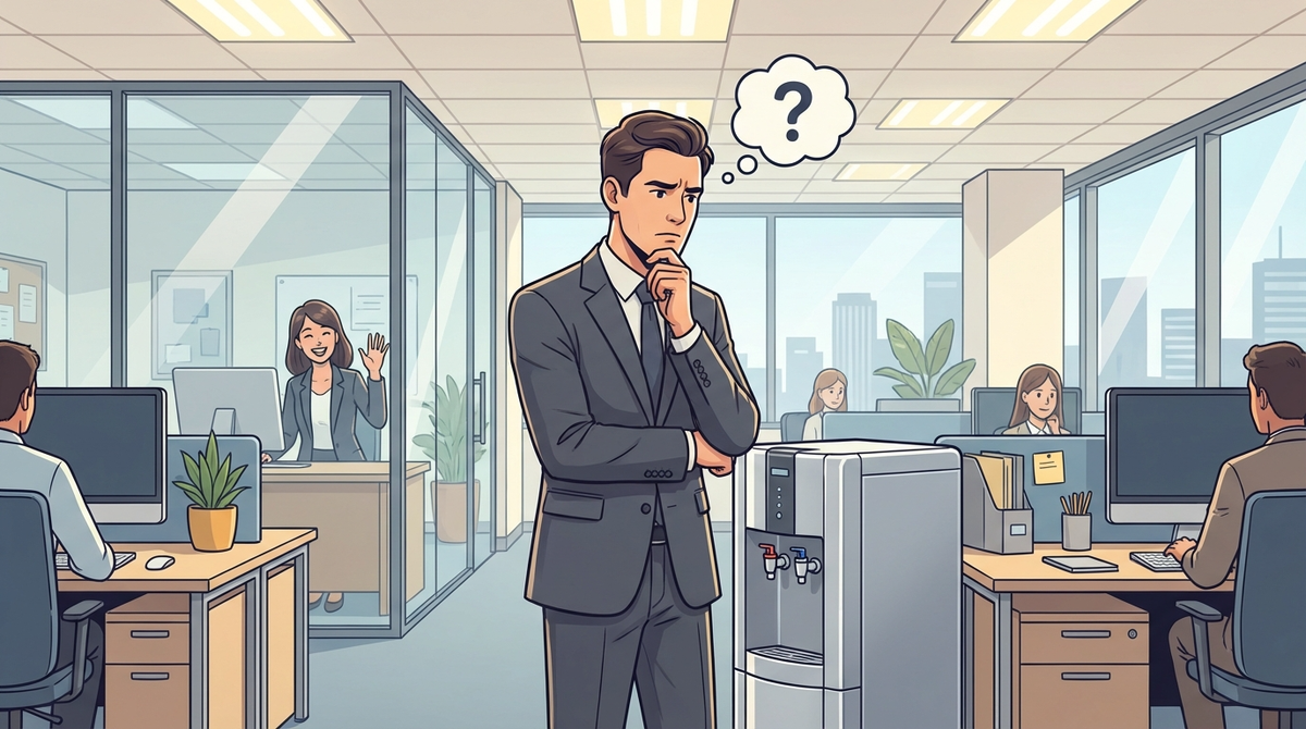 Типичный неловкий офисный момент.