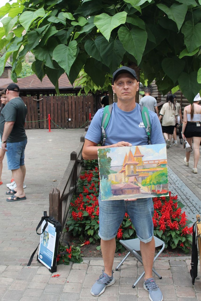 Александр Бондарев в парке «Лога».