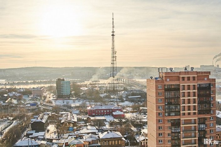   Телебашня и котельные. Фото Маргариты Романовой, IRK.ru