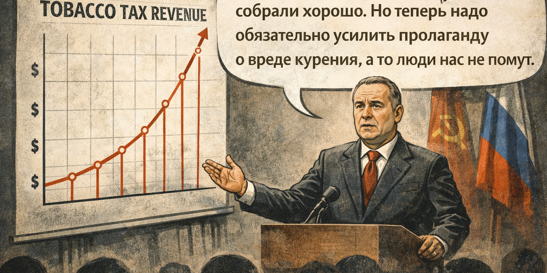 Государству выгодно, чтобы ты курил. А тебе — нет
