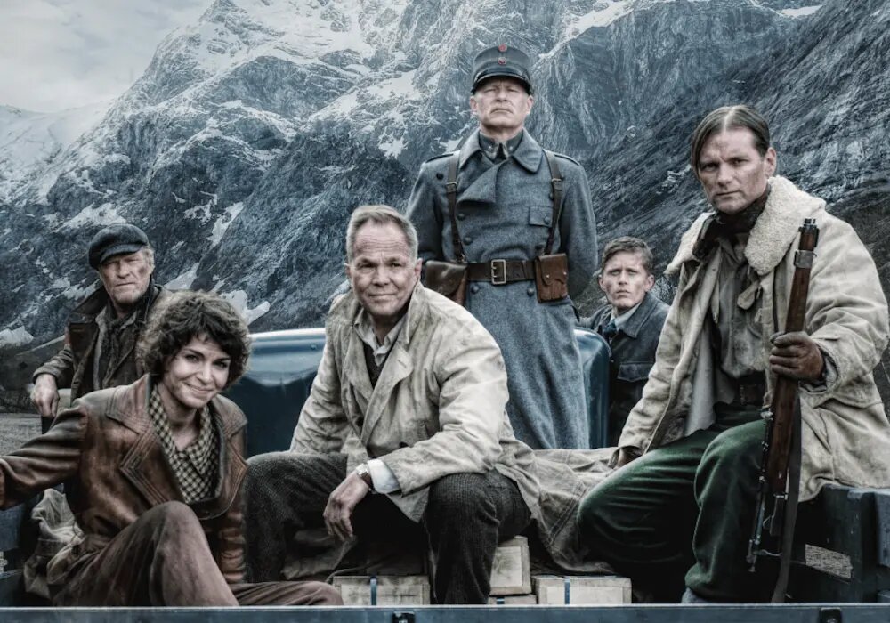 Фрагмент постера фильма «Золотой конвой» (2022 г., режиссёр — Хальвард Брэйн). Источник: vestnorskfilm.no