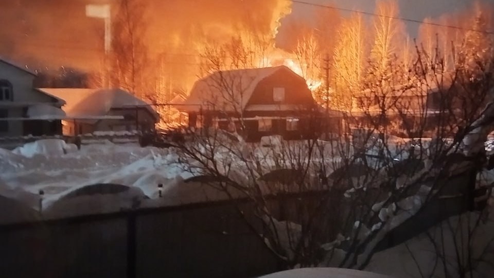 Пожар в Дивеево унес жизнь человека