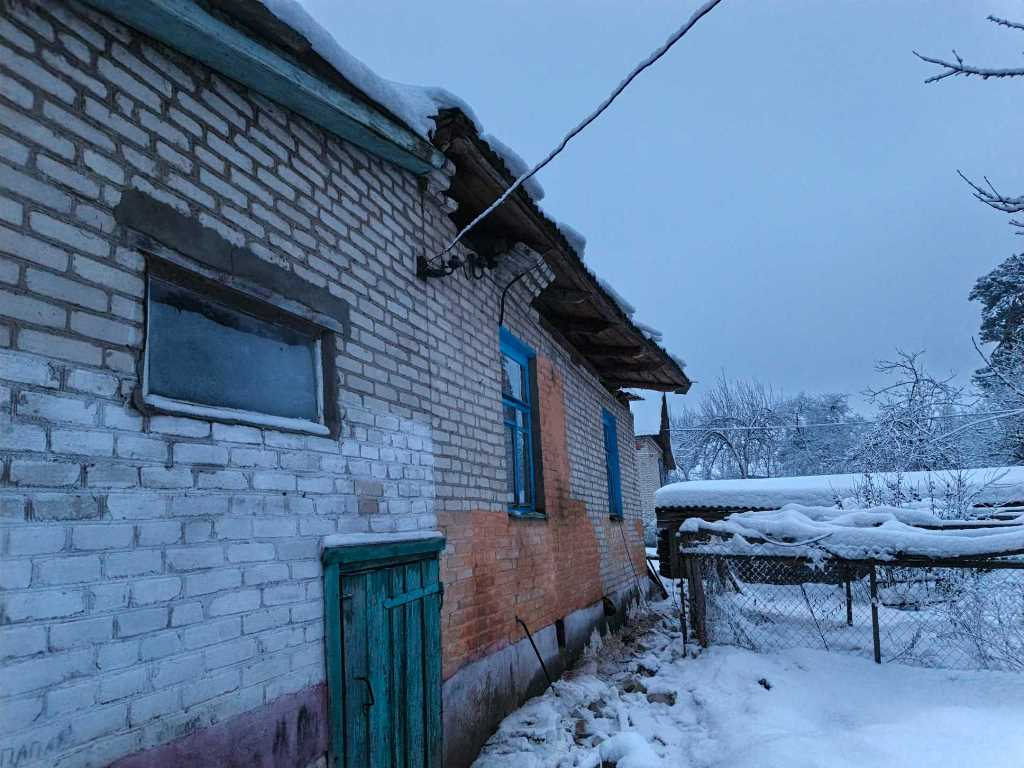 Повреждение дома в Мозыре