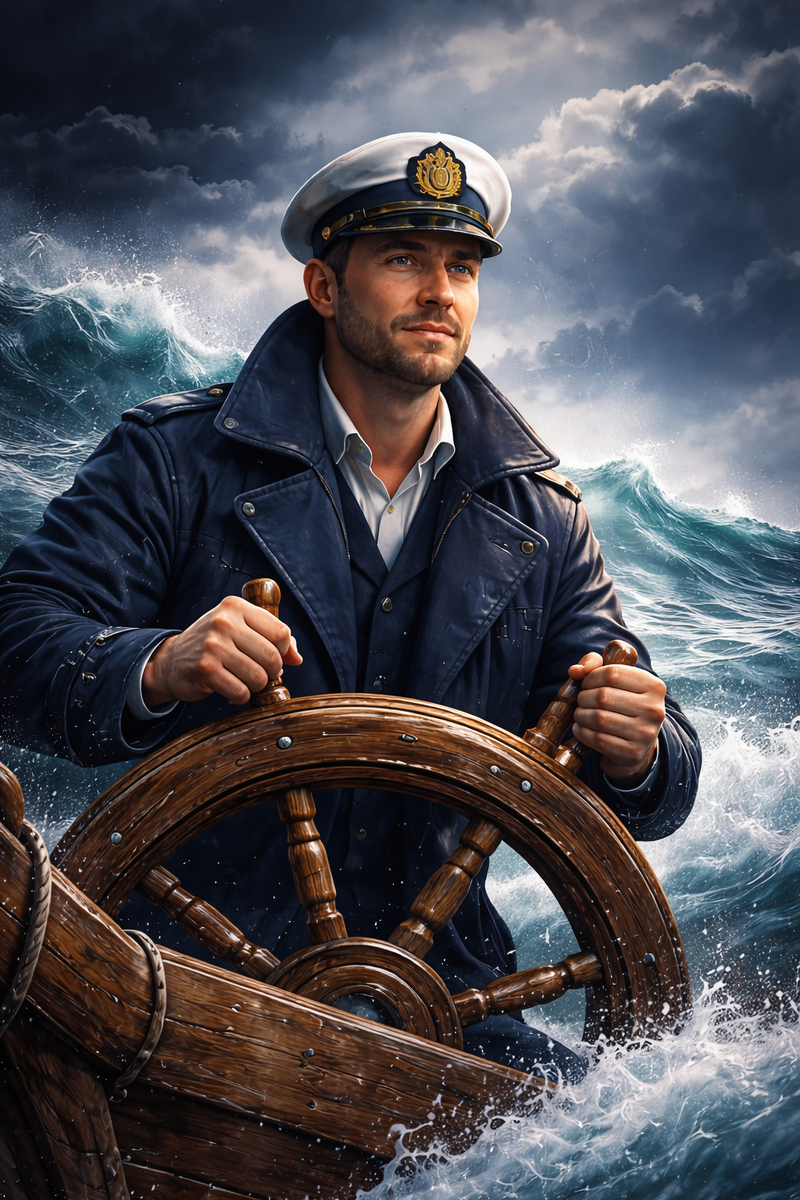 Инвестор и рыночный шторм