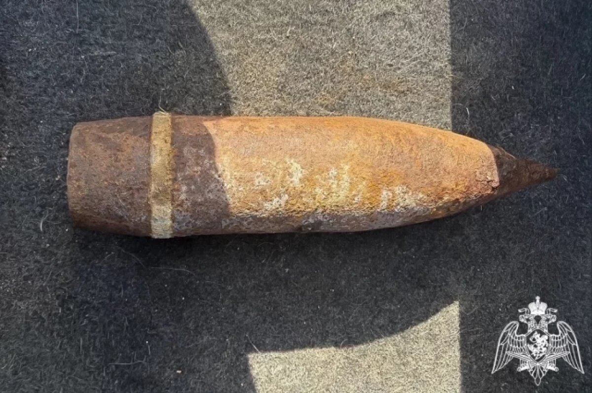    Под Анапой в поле рабочие нашли снаряд времен Великой Отечественной войны