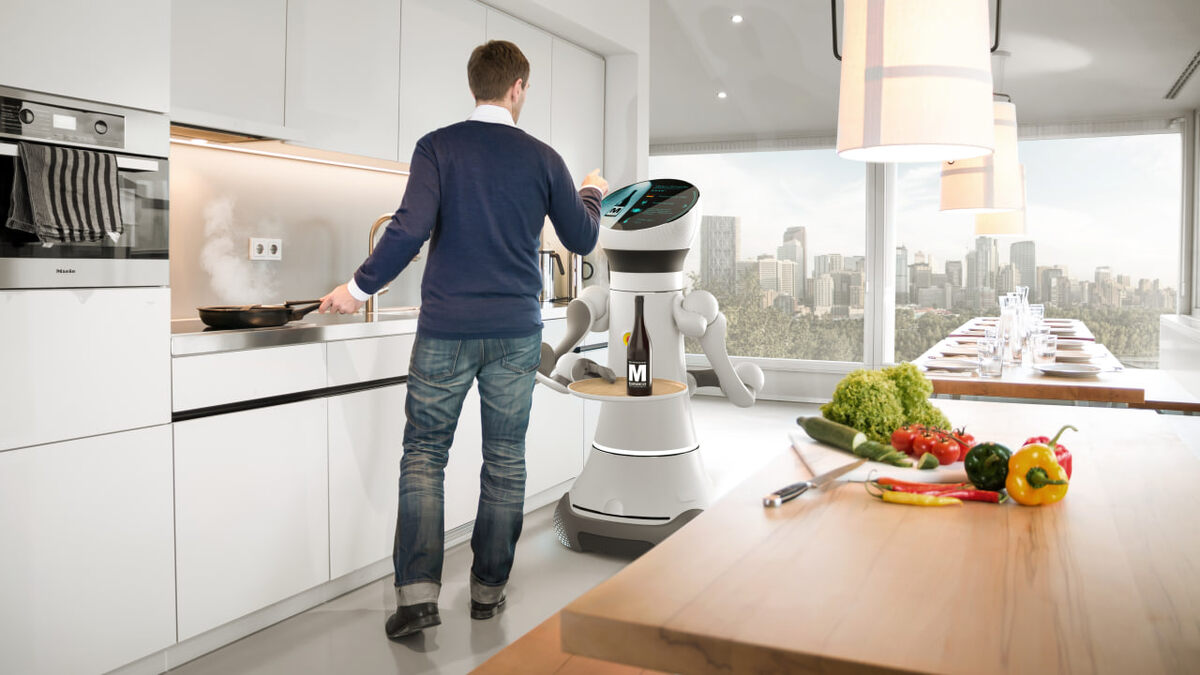 care-o-bot.de📷Робот-помощник Care-O-bot 4 может отвечать на вопросы и подносить предметы.