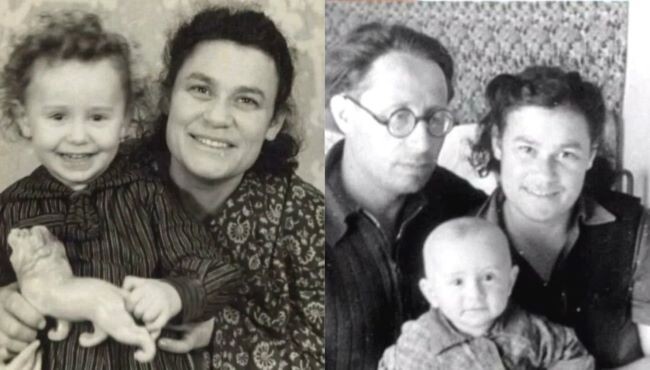Ефим Шифрин с родителями. Фото из личного архива артиста