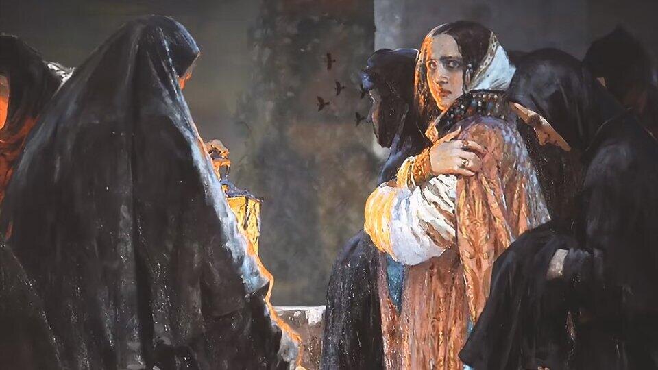 Евдокия Лопухина. В монастыре. Художник Екатерина Камынина