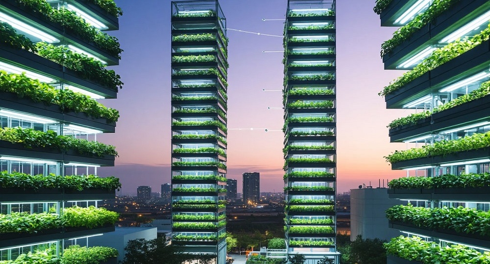 Фермы в небо: как города учатся выращивать еду без почвы