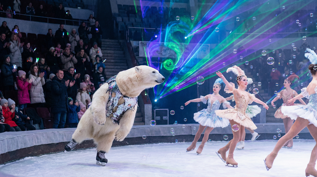 Цирк на льду
Фото: генерация нейросети от Туристического портала Крыма