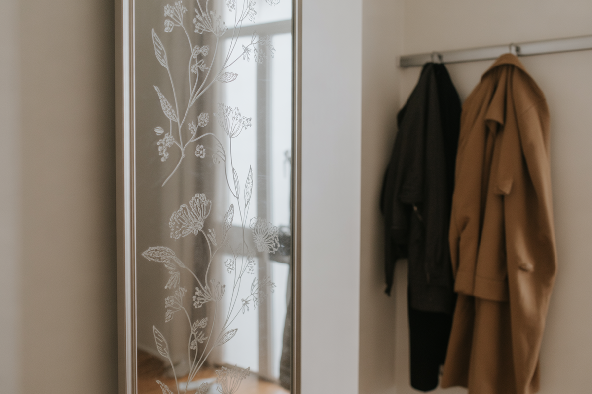 Гравировка на зеркале