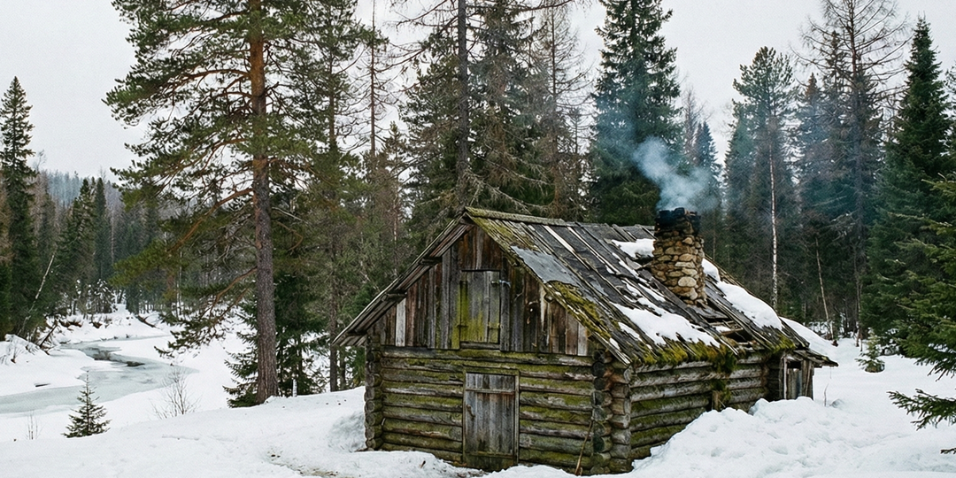 ТАЙНИК В ТАЁЖНОМ ЗИМОВЬЕ...