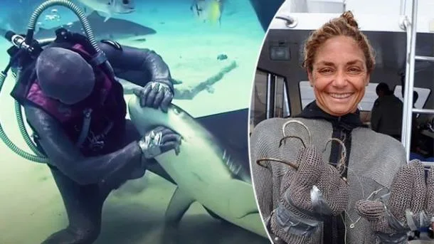 Она в 1996 году оказалась под водой лицом к лицу с хищницей, которая стремительно направлялась прямо на нее