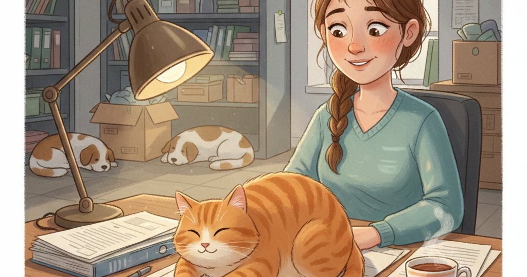 Кот из приюта выбрал самого уставшего волонтёра. Теперь у них один общий диагноз.