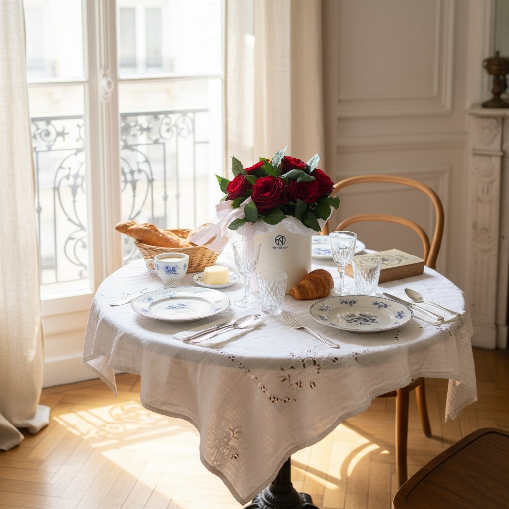 Шляпная коробка с красными розами Кения