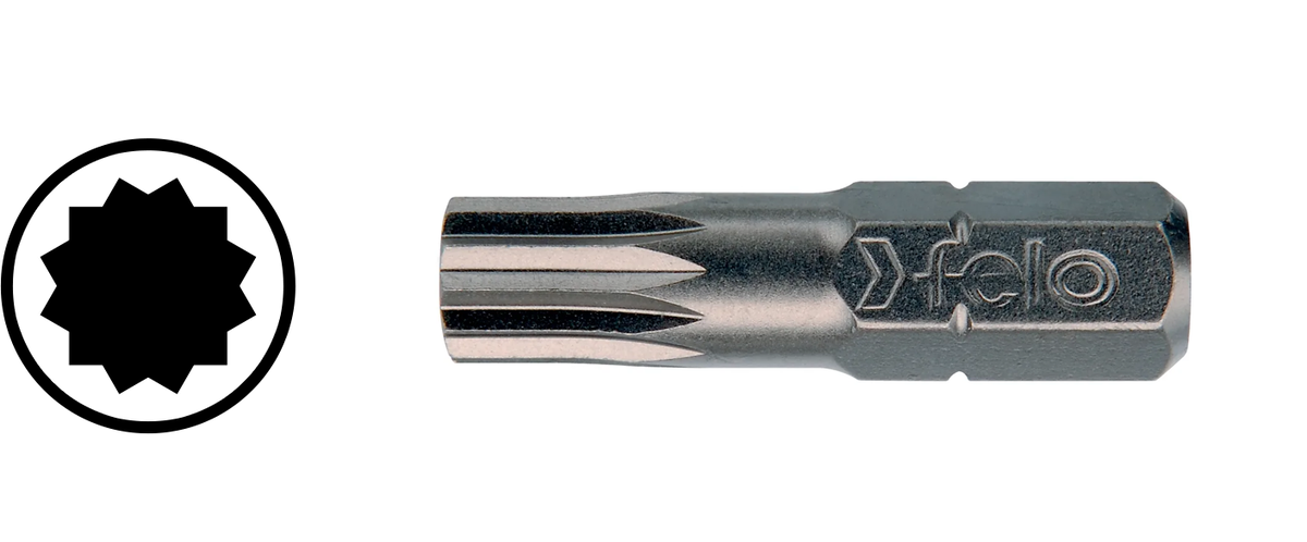 Бита XZN М4x25 серия Industrial, Felo 02804010