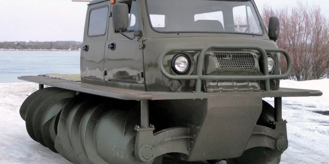 Увидел в продаже новый шнекоход на базе "Буханки": показываю, как он выглядит и сколько стоит