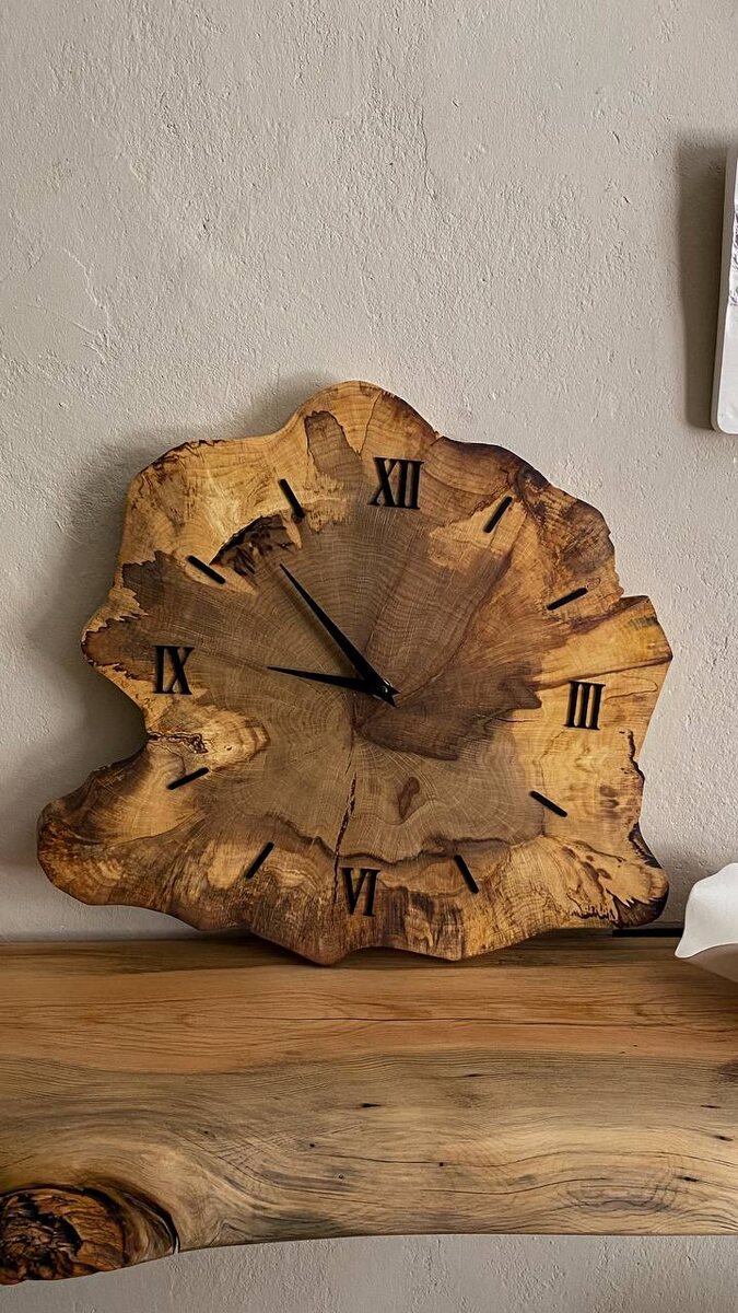 У меня получились часы из граба 