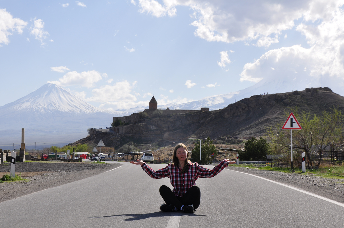 Армения. Дорога к Хор Вирапу.