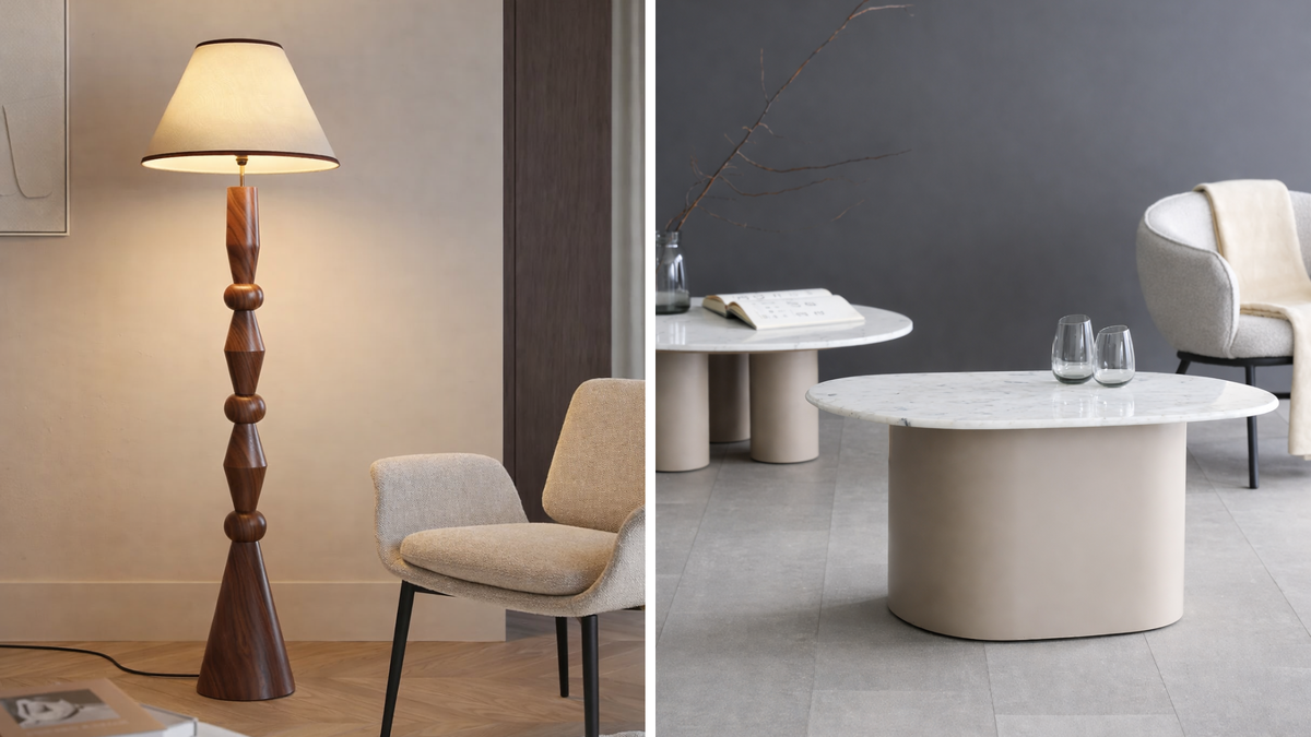 Торшер Torhill                                                           Столик журнальный Mojo