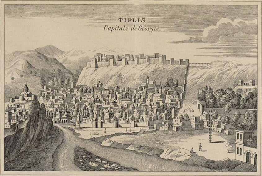 Жозеф Питтон де Турнефор. Тифлис, столица Грузии. 1701 г. Источник фото