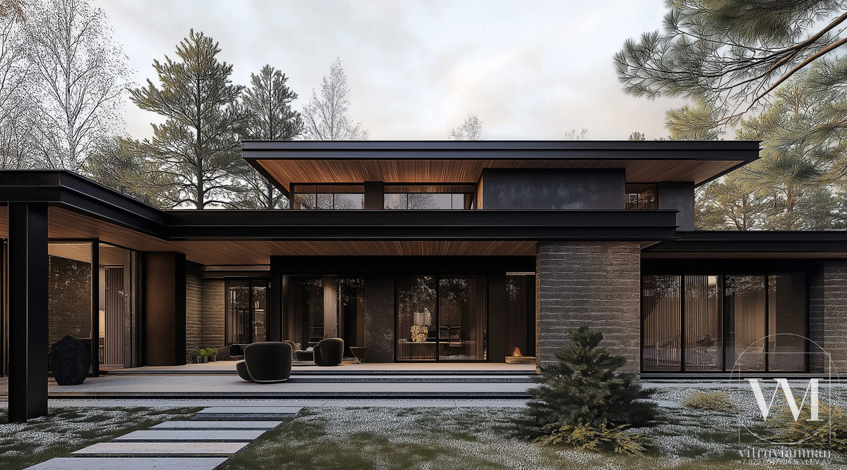 Дом Райта  — Концепция дома в стиле Райта — современная интерпретация