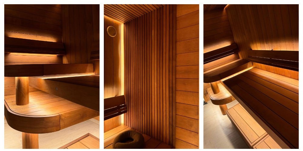 Термоольха в интерьере сауны (материалы ESS Group)