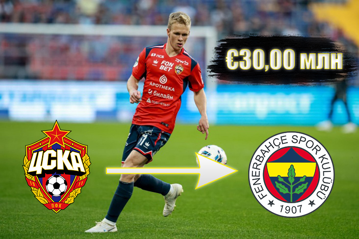 Матвей Кисляк, ПФК ЦСКА. Фото: соцсети