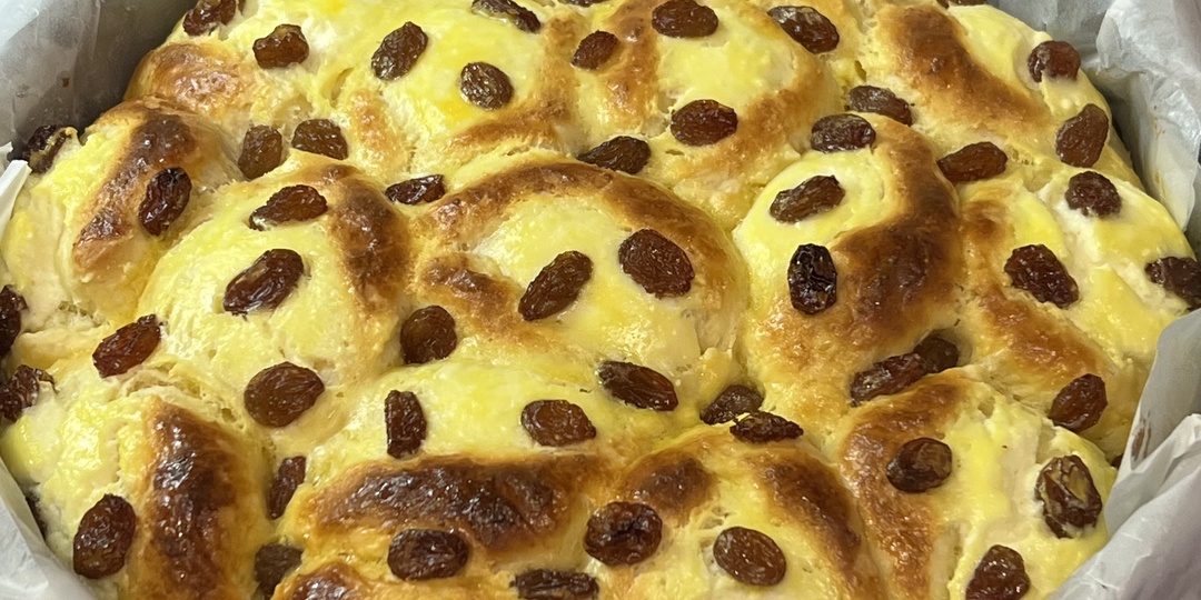 Пирог с творожной начинкой