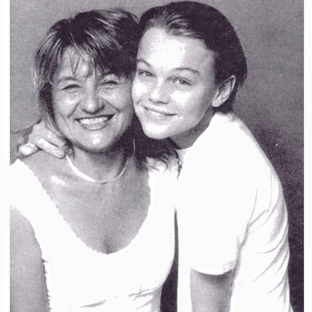 Леонардо Ди Каприо с мамой