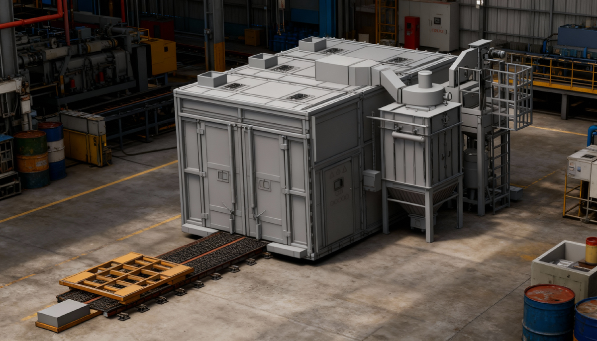 Модульная дробеструйная камера