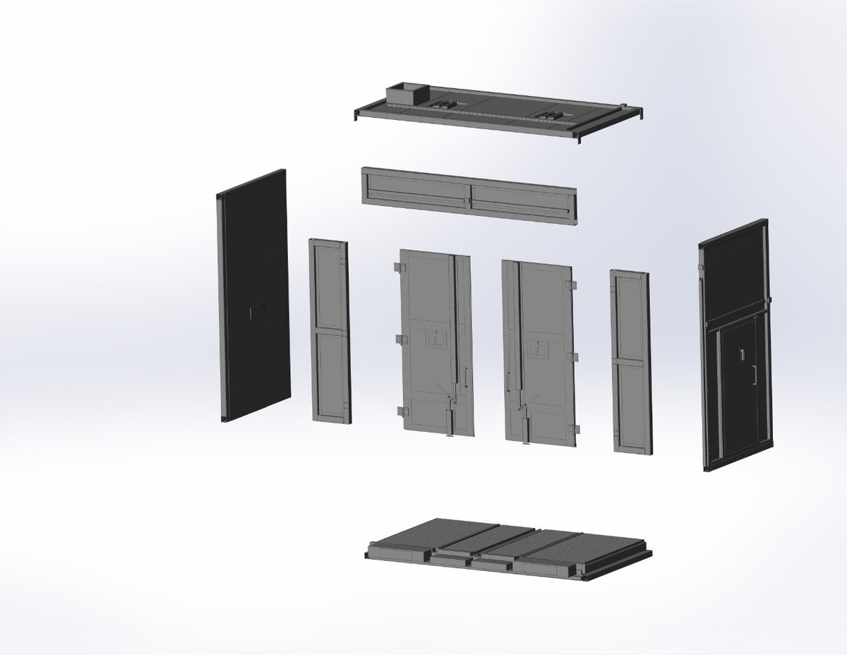 Разборная модульная камера 