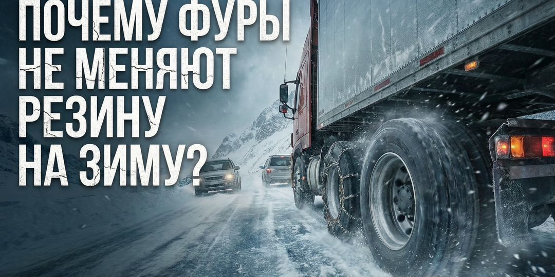 Почему фуры не меняют резину на зиму?