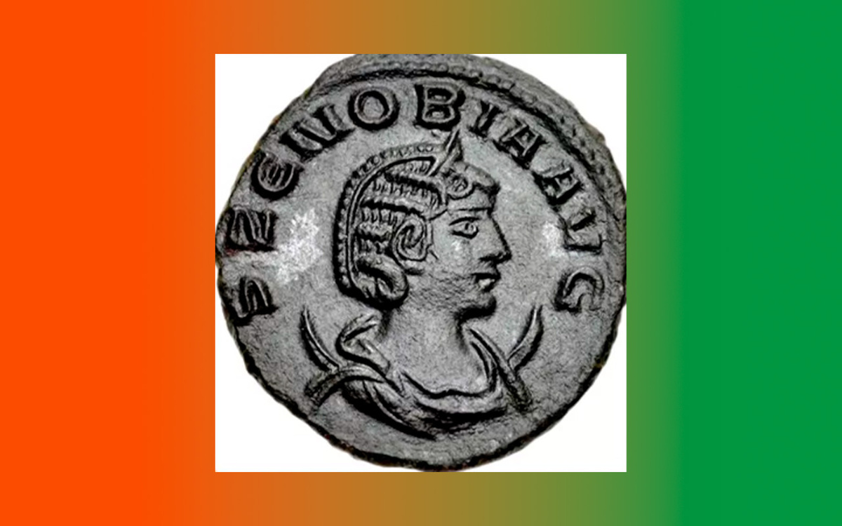 Монета с портретом Зенобии Дмитрий Петров📷
