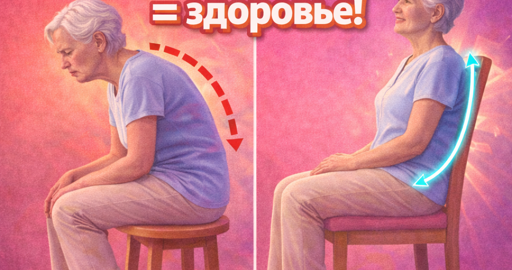 ПОЖИЛЫМ ЗАПРЕЩЕНО долго сидеть без опоры — позвоночник не выдерживает