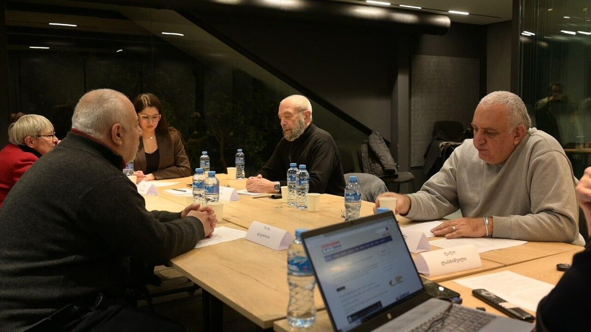 Круглый стол газеты "Свободная Грузия" с участием грузинских политологов и экспертов.
© photo: Sputnik/ Stringer