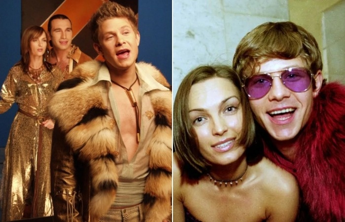 Митя Фомин в составе группы.