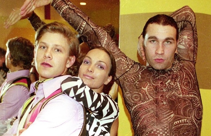 Митя Фомин в составе группы.