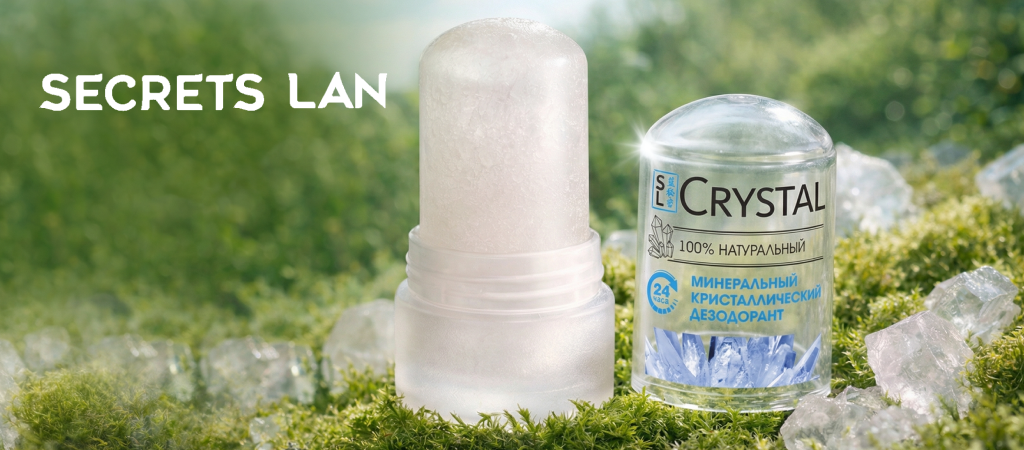 Дезодорант Crystal от Secrets Lan: принцип действия и отличие от других средств от запаха пота