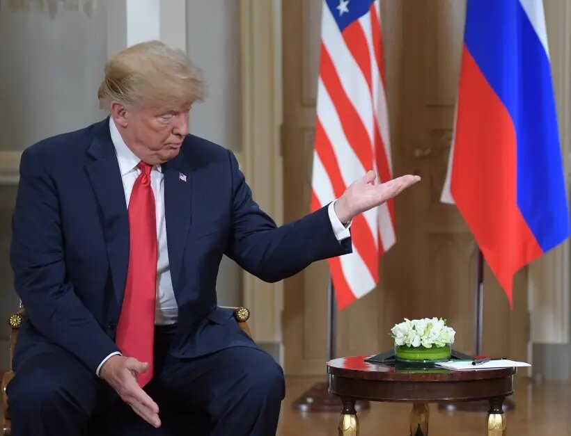  Президент США Дональд Трамп призвал президента РФ Владимира Путина на неделю остановить удары по Киеву   © РИА Новости. Сергей Гунеев