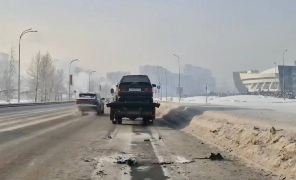    В Кемерове водитель-бесправник стал участником ДТП. Фото: Госавтоинспекция г. Кемерово.