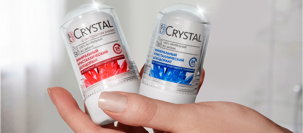 Минеральный кристаллический дезодорант