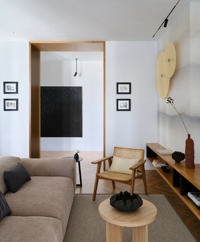 дизайн проект гостиной в доме