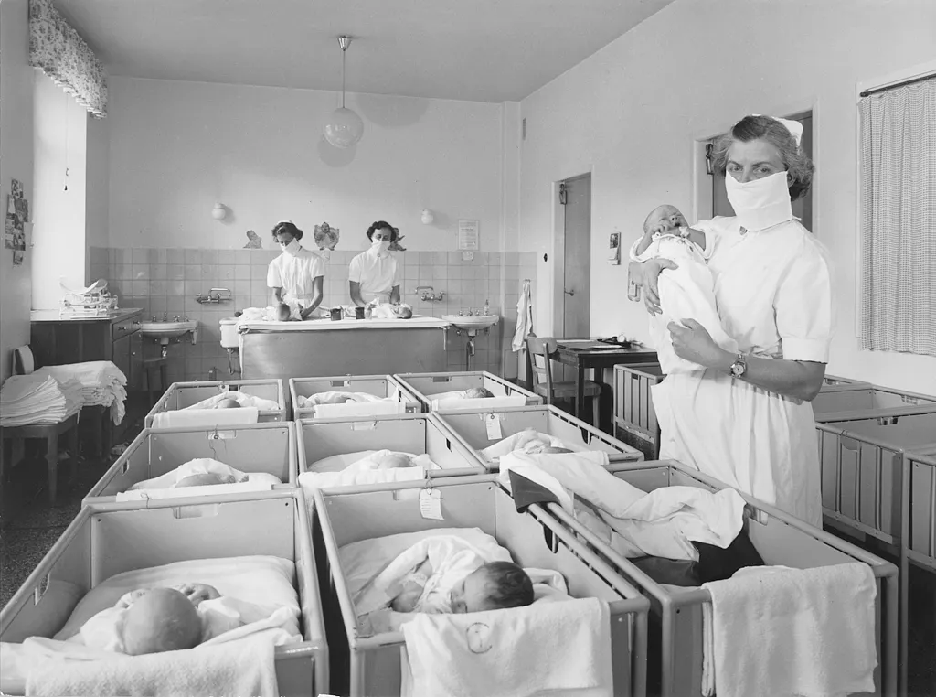 Из фотоархива дирекции больницы, часть коллекции Музея истории медицины, Гётеборг, Швеция. Общественное достояние