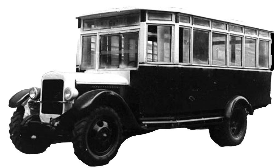 АМО-4. Первые варианты кузова с окнами под крышей
