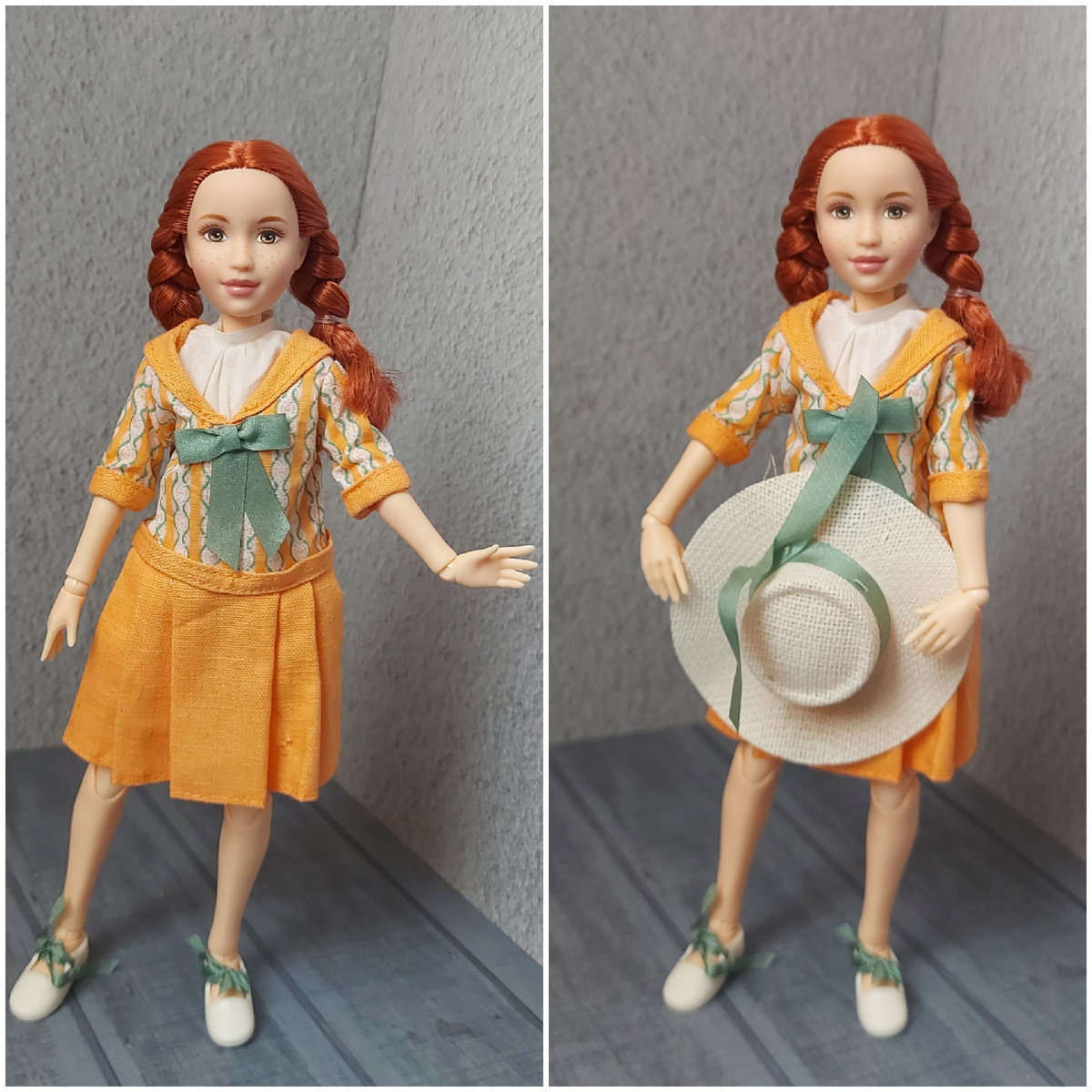 Аня-Энн уже на подвижном теле. Фото автора канала.