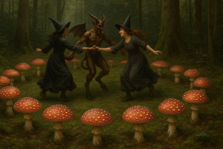 Ведьмины круги: почему грибы в лесу выстраиваются в идеальное кольцо? 